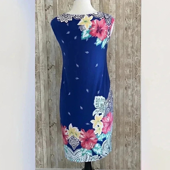 CHICO'S Floral Iona Tia Dress Size Small - Picture 3 of 10